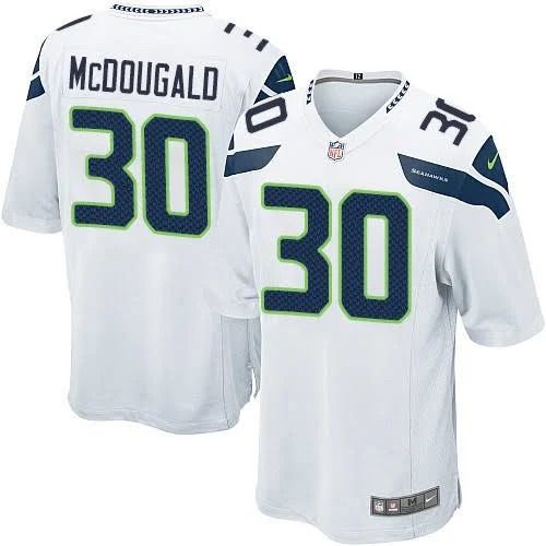 Men Seattle Seahawks 30 Bradley McDougald Nike White Game NFL Jersey